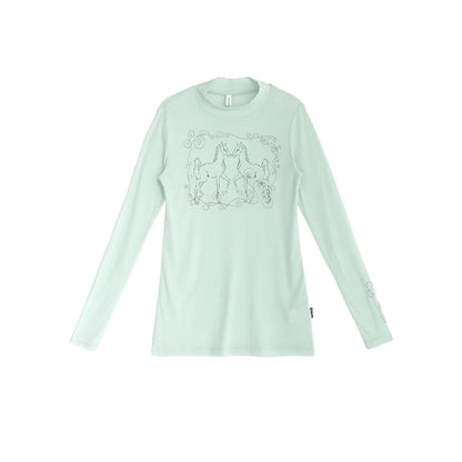 AIR EMBROIDERY LONG SLEEVE T