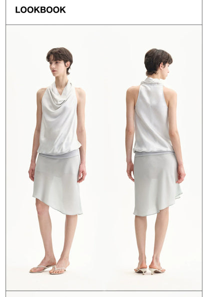 SOFT FLOW DRAPE TANK TOP