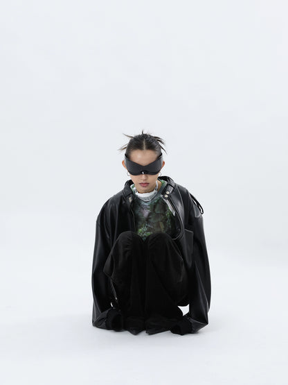 EXOSHELL LEATHER JACKET