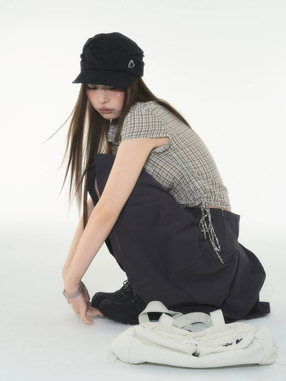 HIGH WAIST PLEATED SKIRT