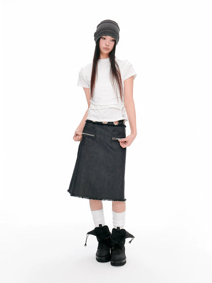 MINIMALIST PLEATED FORMAL TOP