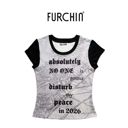 GRAPHIC PRINT SLIM FIT TEE
