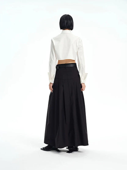 EXTRA-WIDE-SWING A-LINE SKIRT