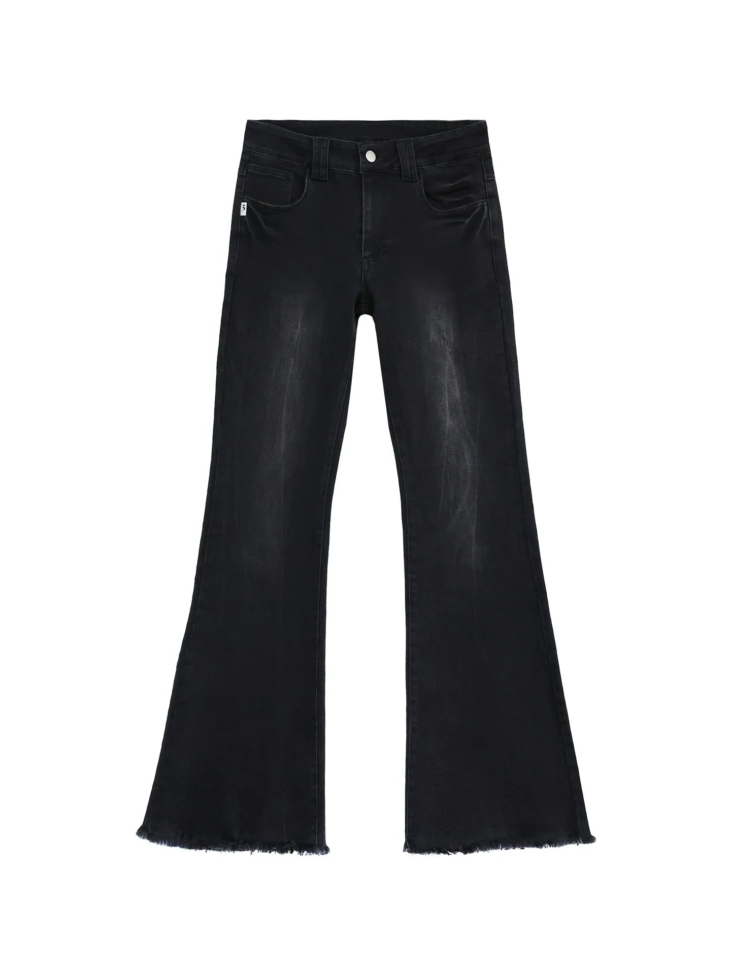 WASHED SKINNY FLARE JEANS