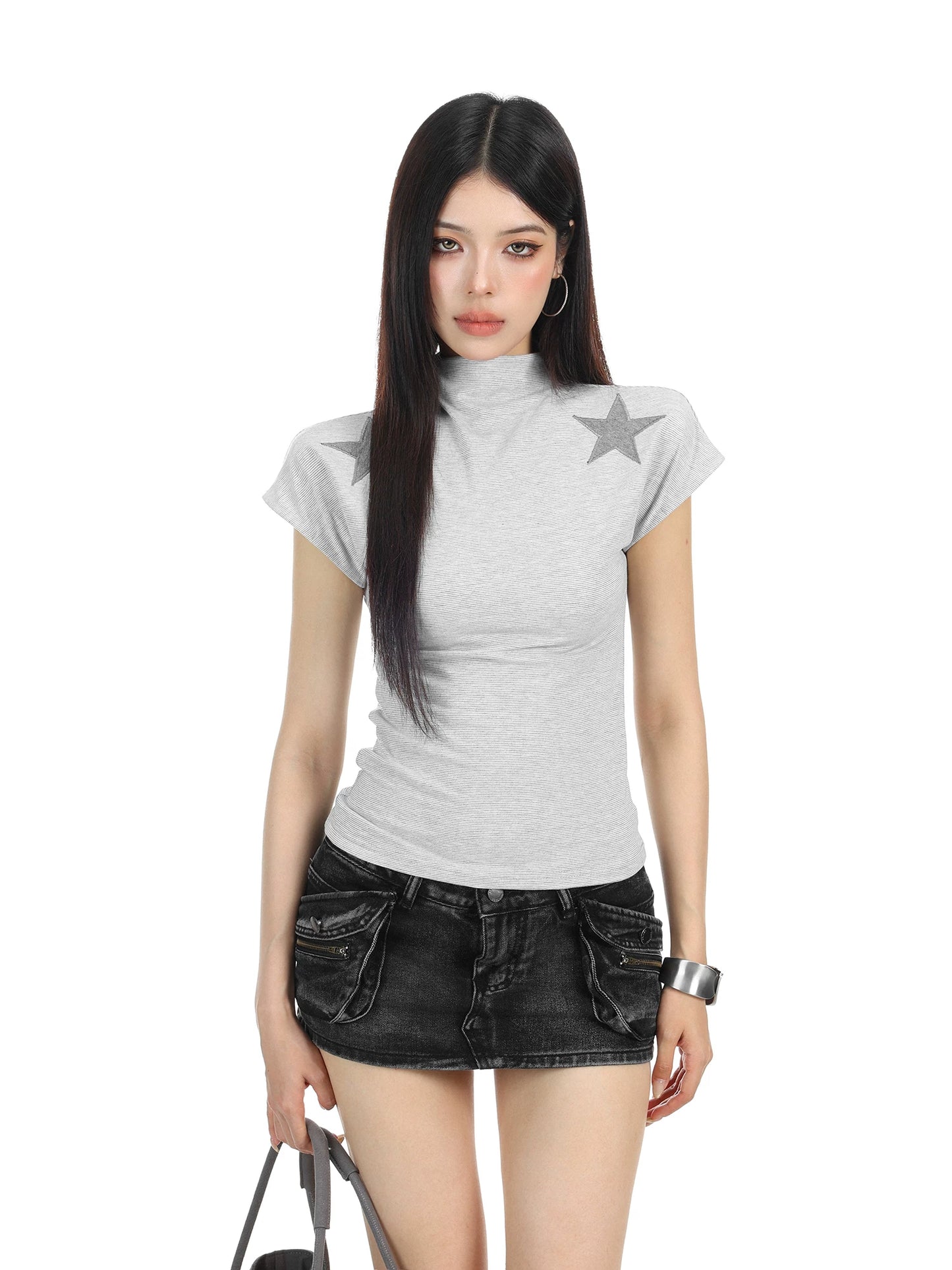 COOL STRIPED STAR TEE