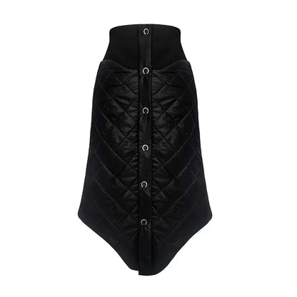 WINTER 3D QUILTED COTTON SKIRT