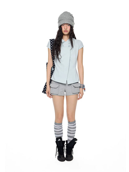 RETRO CASUAL SHORT SLEEVE SHIRT