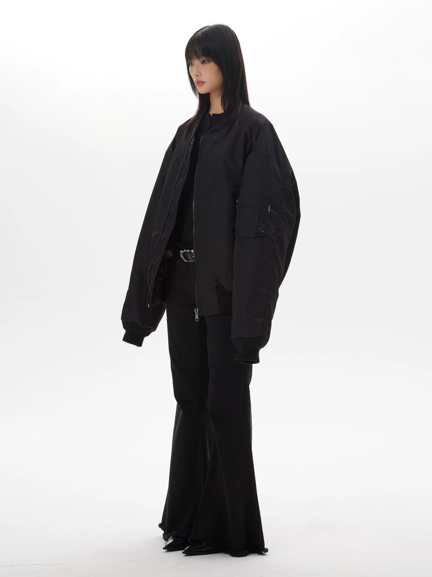 OVERSIZED FLIGHT JACKET