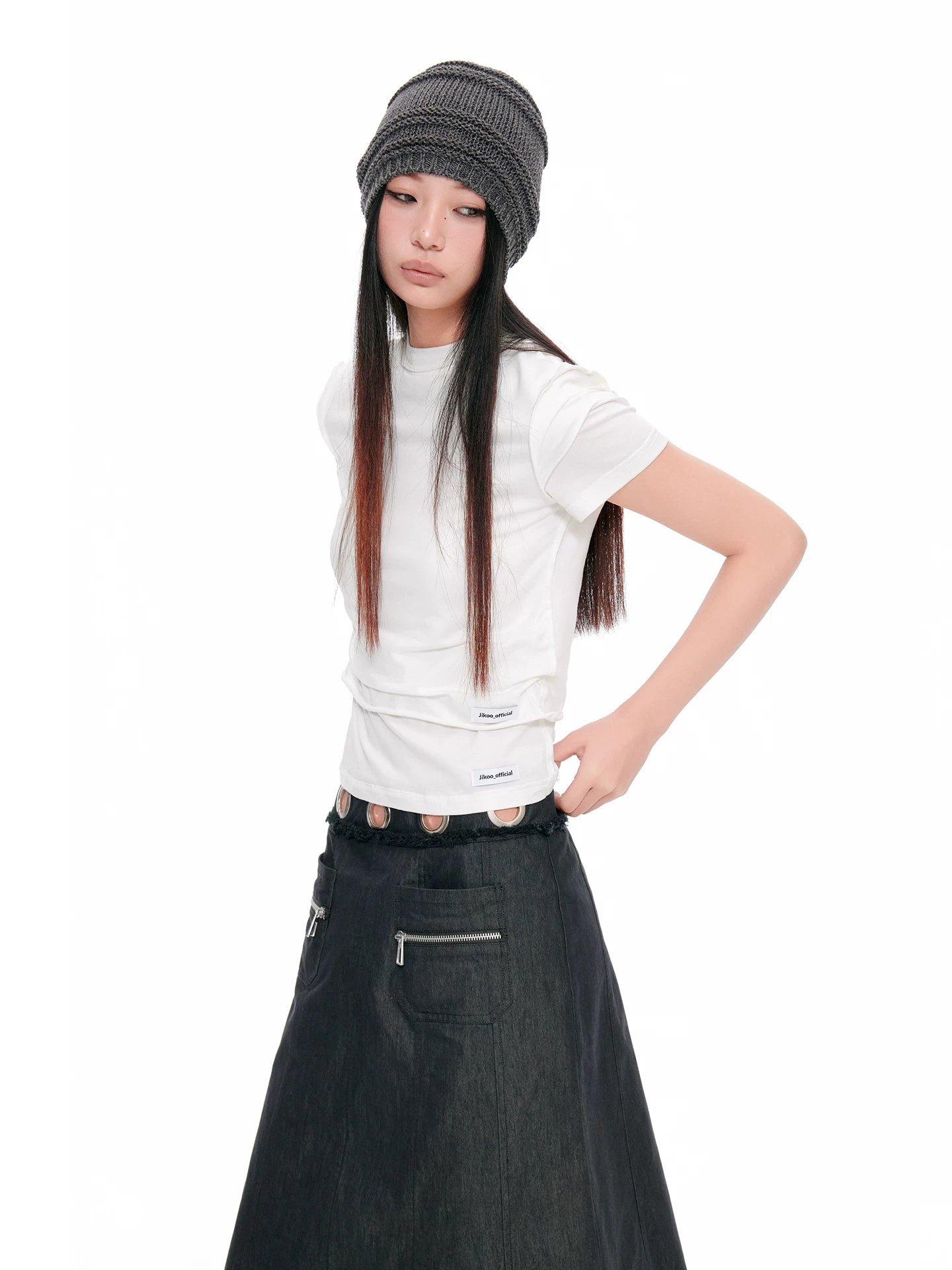 MINIMALIST PLEATED FORMAL TOP