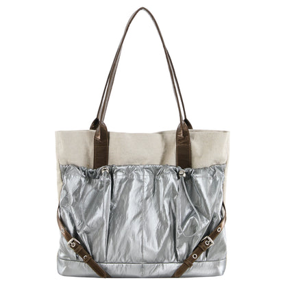 RETRO CYBER BIKER TOTE BAG