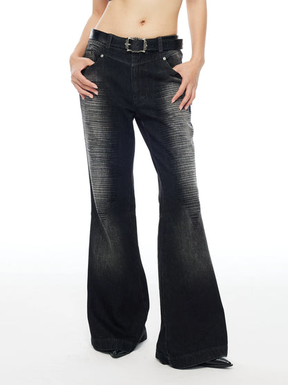 BLACK MICRO JEANS