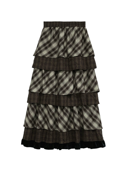 RUSTIC STACK MAXI SKIRT