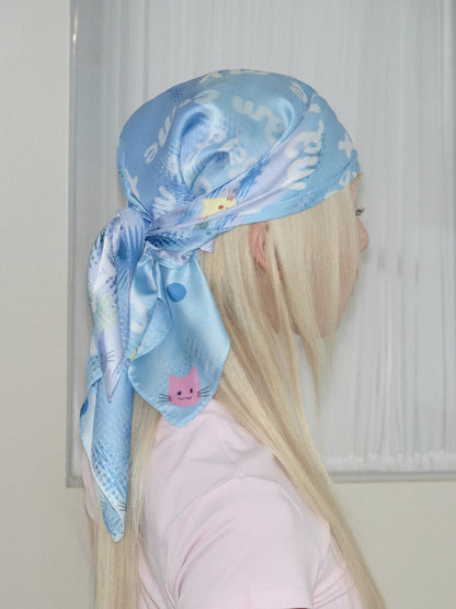 SILK SCARF SPRING WRAP