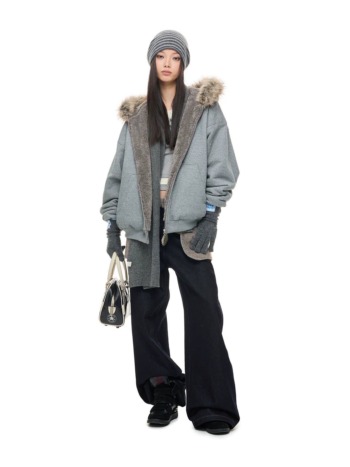 TWO-TONE POCKET JEANS