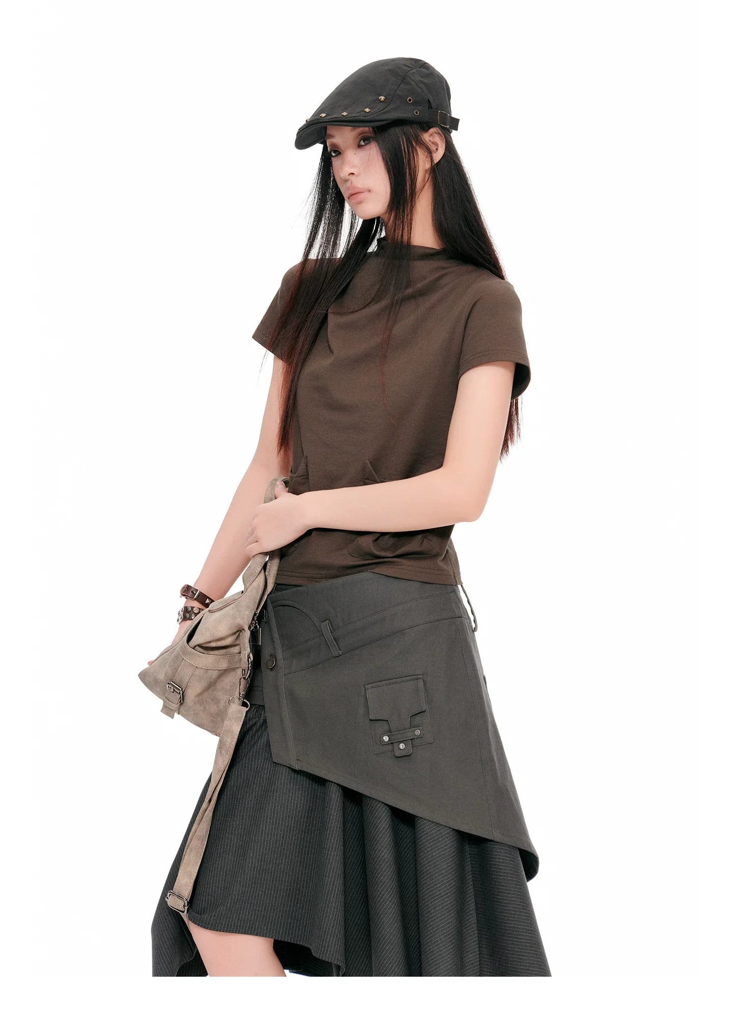 CROPPED SLIM-FIT TEE