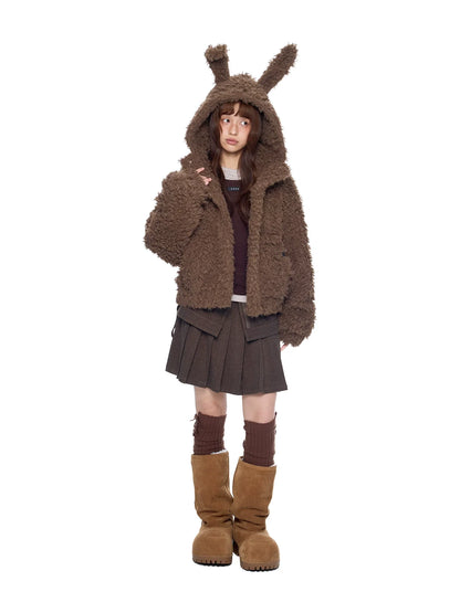 LAYERED PLEATS SKIRT