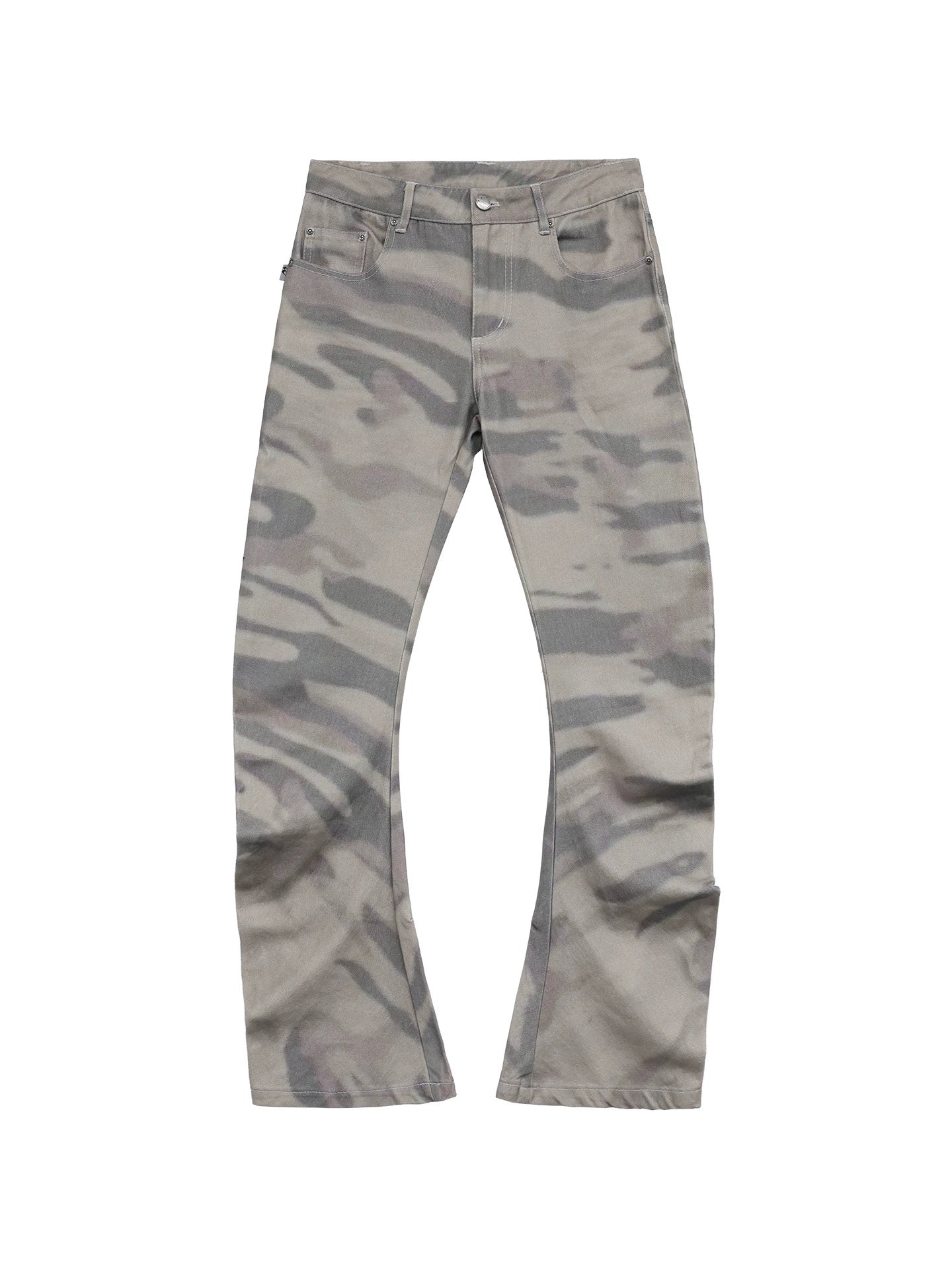 BURN MARK FLARE PANTS