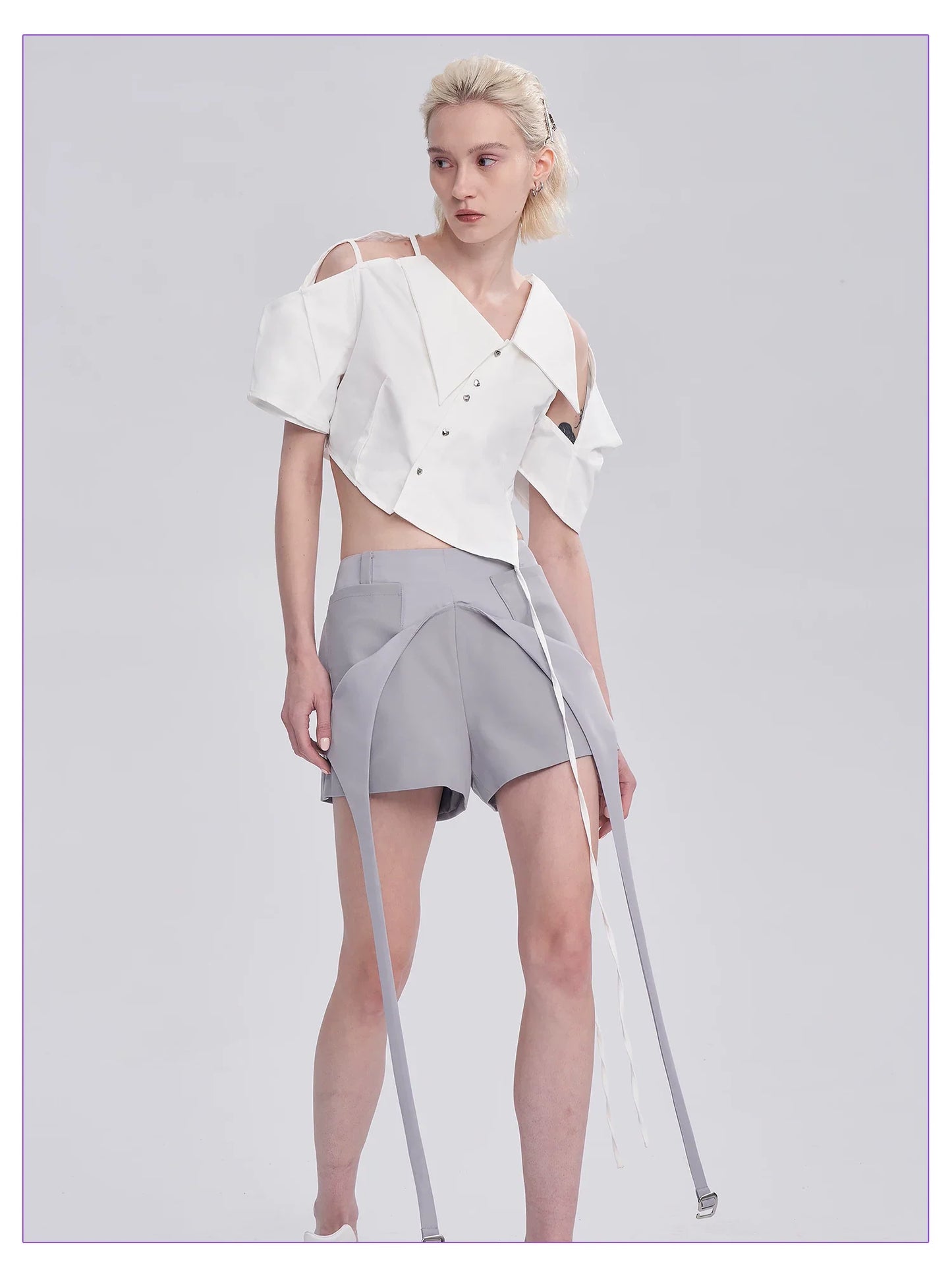 SILVER CANDLELIGHT SATIN HOT PANTS