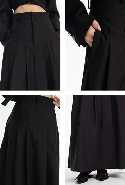 EXTRA-WIDE-SWING A-LINE SKIRT