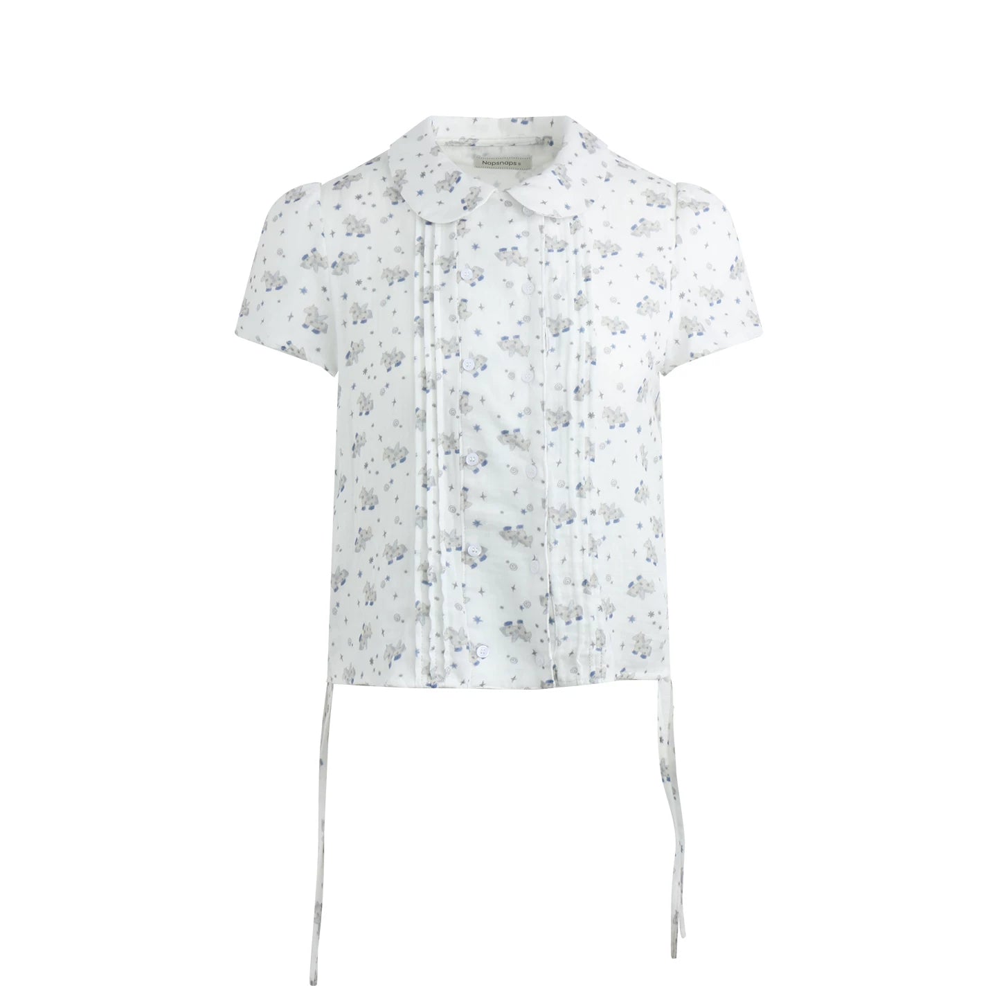 CUSTOMIZED PONY PRINT T-SHIRT SET