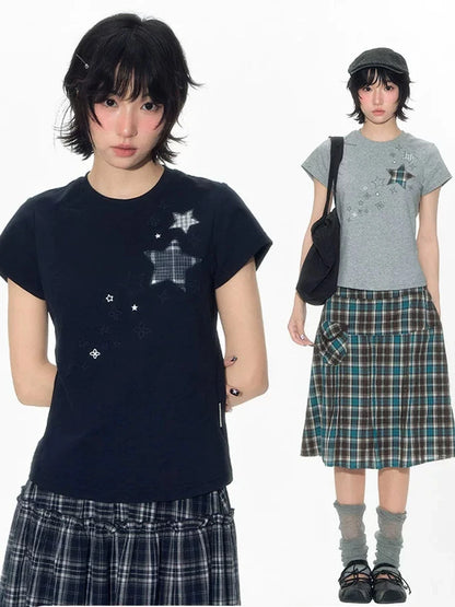 ANCIENT WIND APPLIQU? T-SHIRT