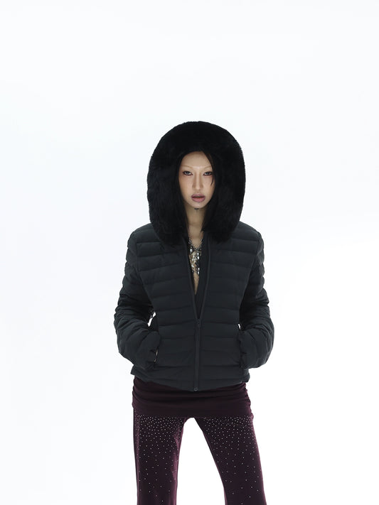 FUR HOOD PUFFER