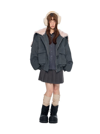 LAYERED PLEATS SKIRT