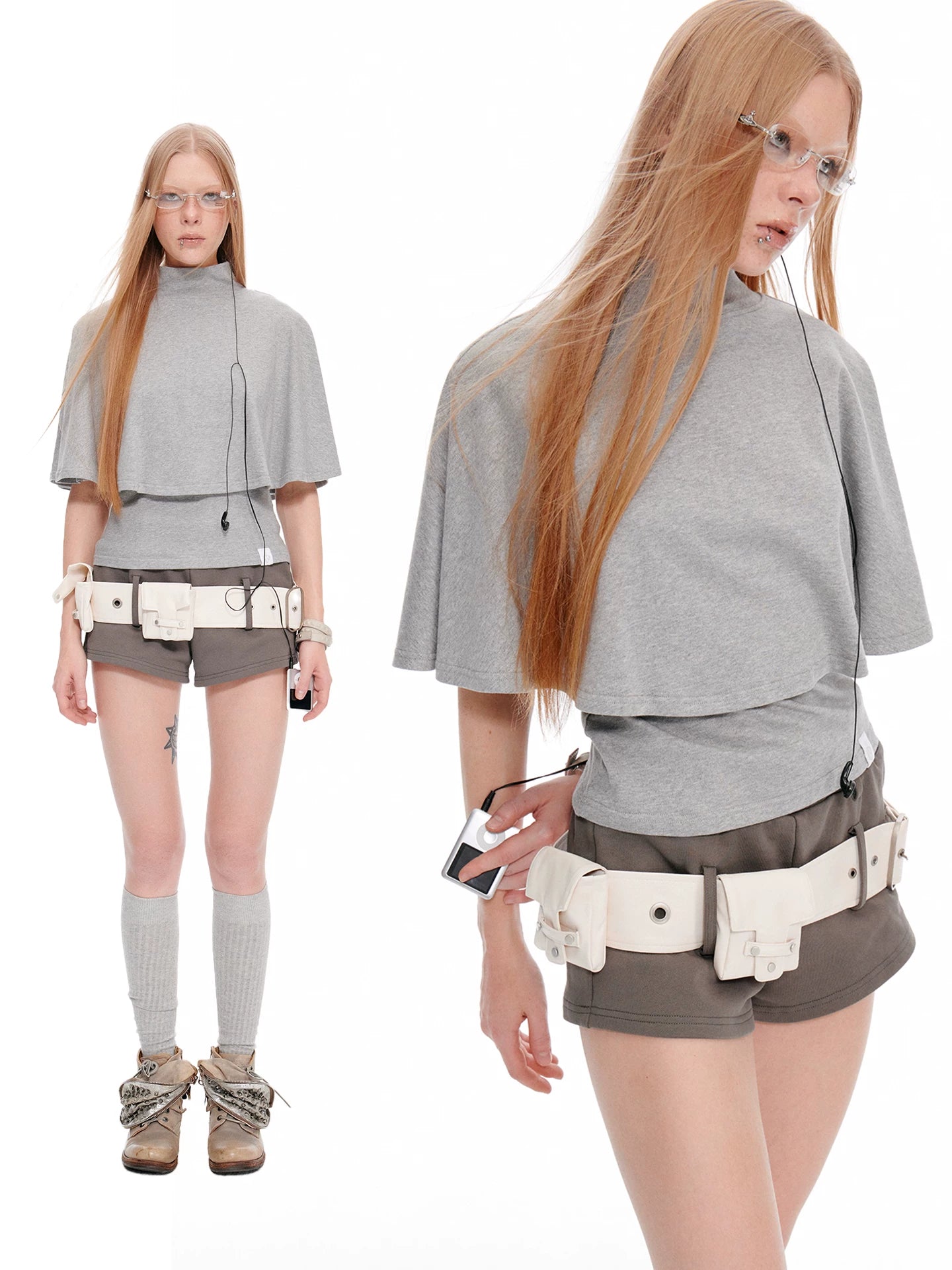 COOL LAYERED SHORT SLEEVE T-SHIRT