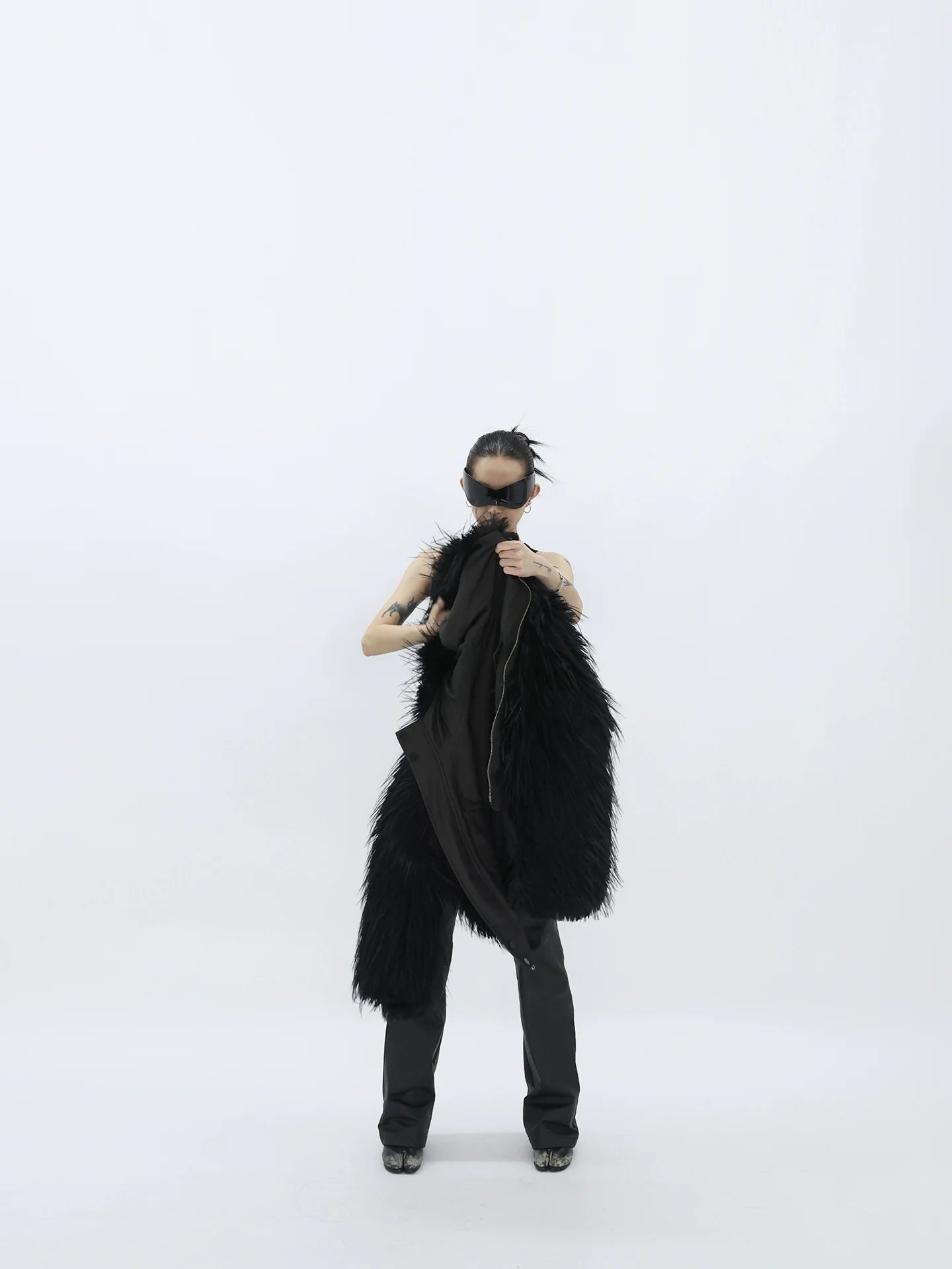 REVERSIBLE FUZZY JACKET