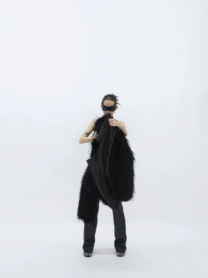 REVERSIBLE FUZZY JACKET