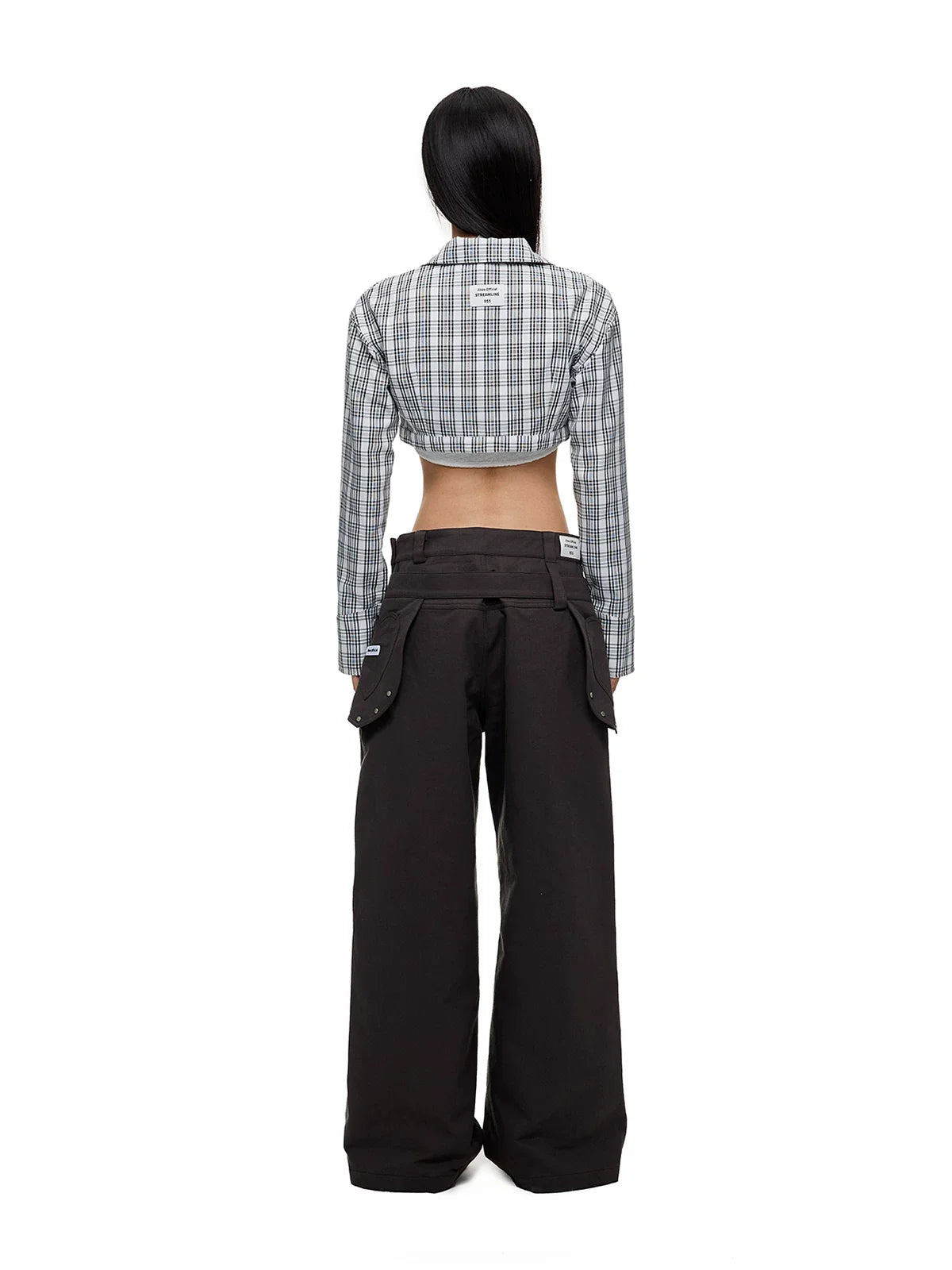 CASUAL WIDE-LEG PANTS WITH BELT