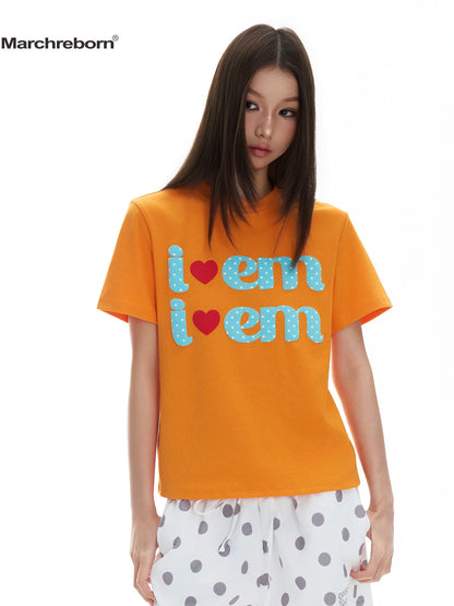 POLKA DOT SLIM T-SHIRT
