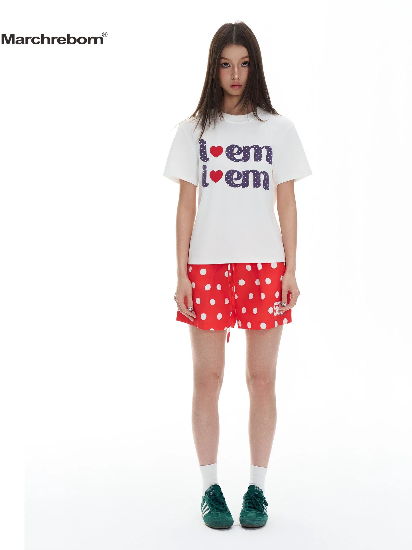 POLKA DOT SLIM T-SHIRT