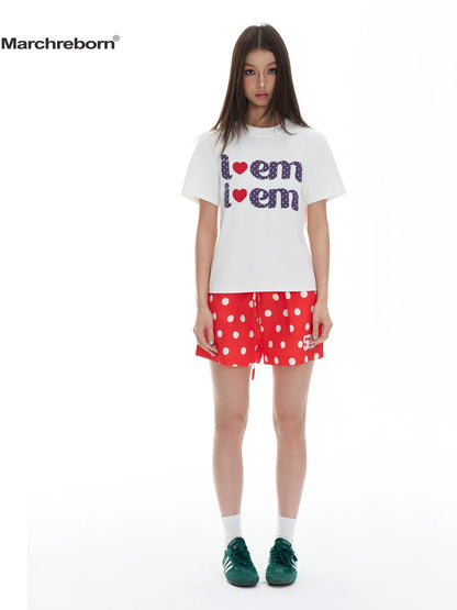 POLKA DOT SLIM T-SHIRT
