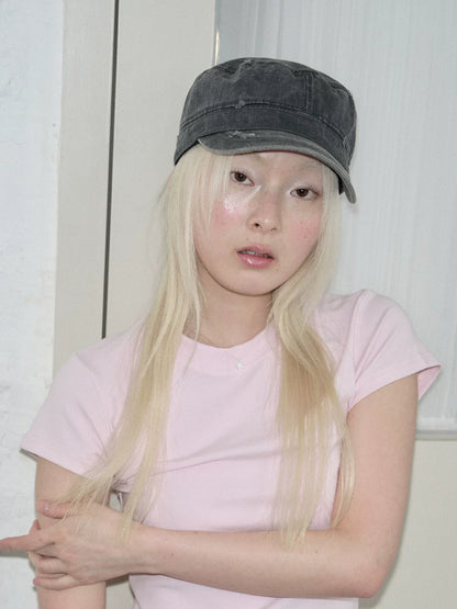 RETRO EQUESTRIAN DUCKBILL CAP