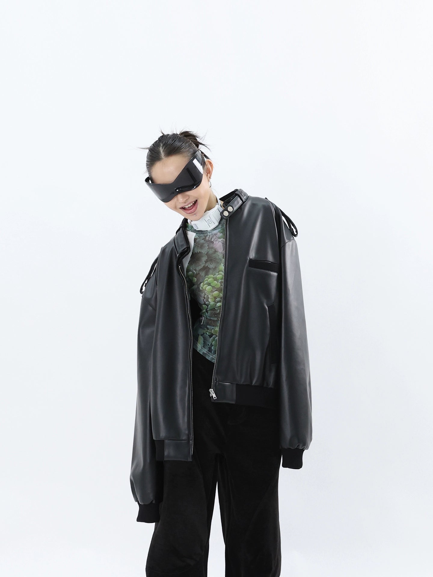 EXOSHELL LEATHER JACKET