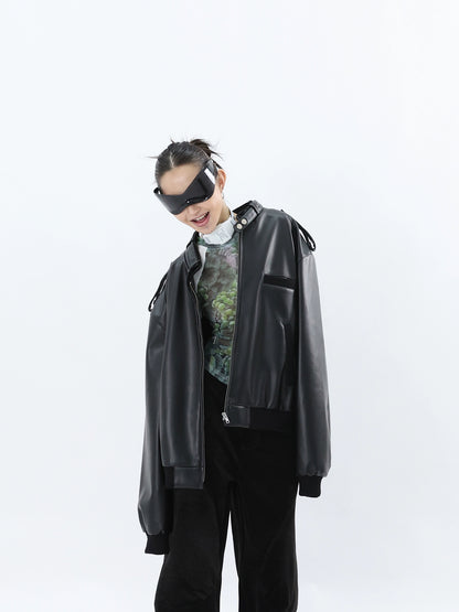 EXOSHELL LEATHER JACKET