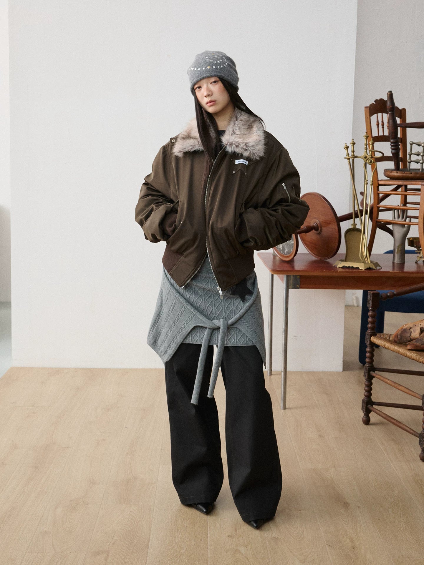 STAR RIVET FLIGHT JACKET