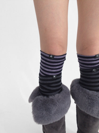 NOIR STRIPE SOCKS