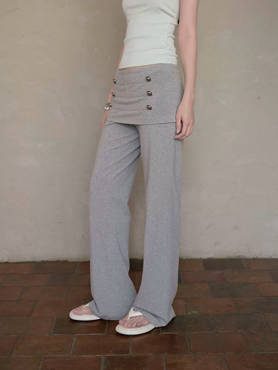 FITTED VERSATILE STRAIGHT-LEG PANTS