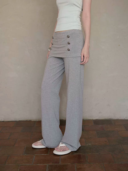 FITTED VERSATILE STRAIGHT-LEG PANTS