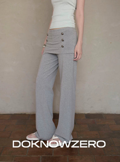 FITTED VERSATILE STRAIGHT-LEG PANTS