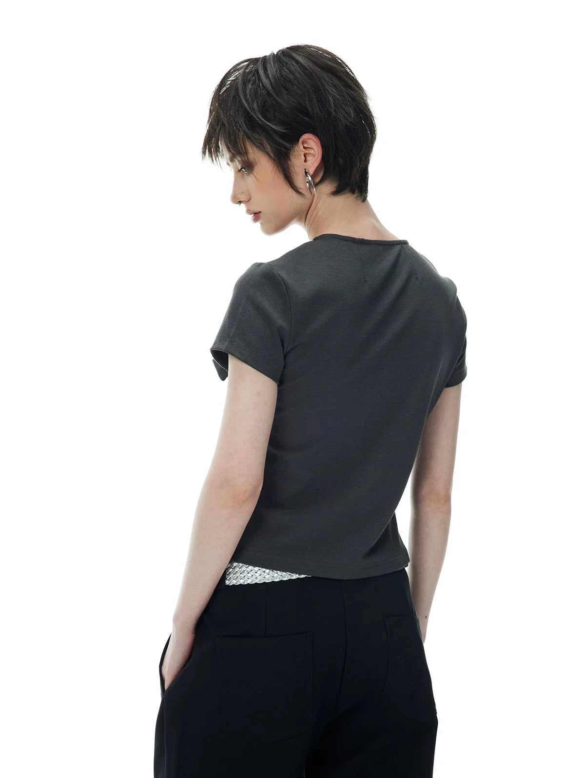 DECONSTRUCTED BOW T-SHIRT