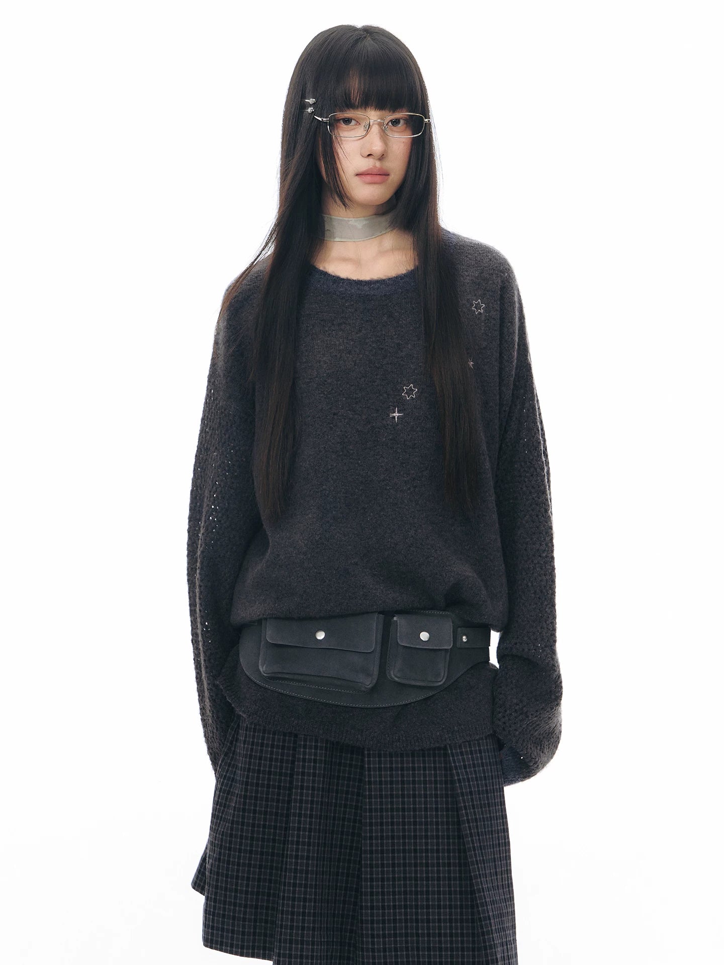 STAR-DUST KNIT SWEATER