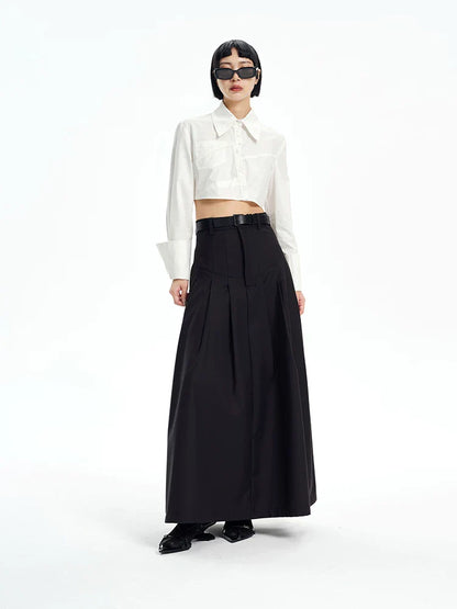 EXTRA-WIDE-SWING A-LINE SKIRT