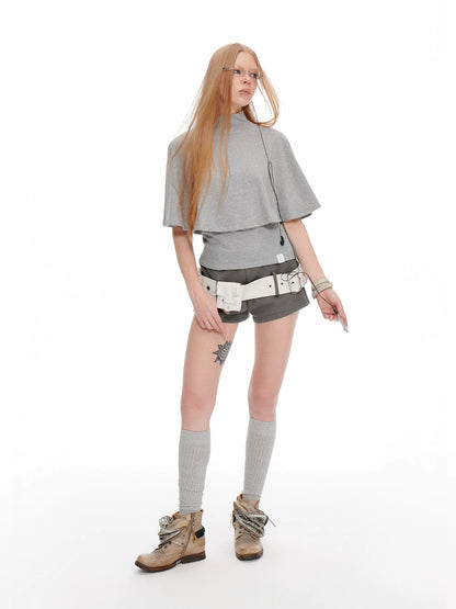 SPICE GIRLS HIGH-WAISTED SHORTS