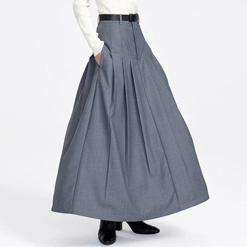 EXTRA-WIDE-SWING A-LINE SKIRT
