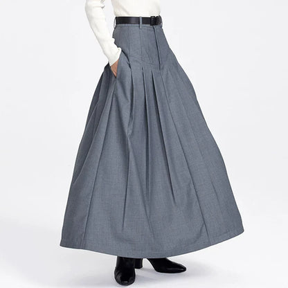 EXTRA-WIDE-SWING A-LINE SKIRT
