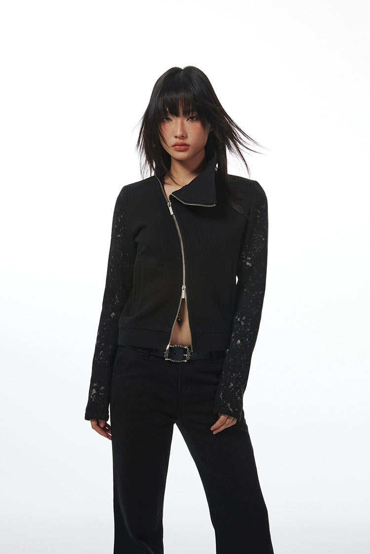 DIAGONAL BODYCON JACKET