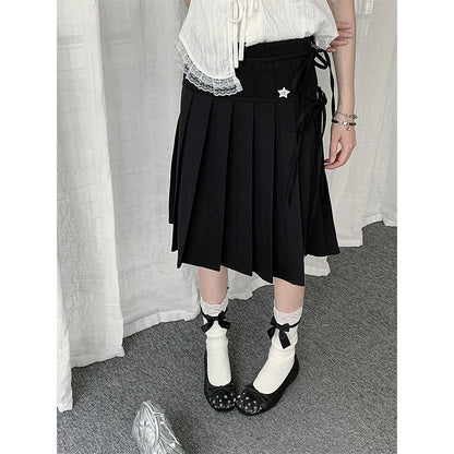 VINTAGE PLEATED A-LINE SKIRT